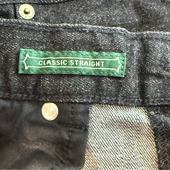 Lauren Jeans Co Ralph Lauren Womens Classic Straight Jeans Size 14 Black Casual - Picture 5 of 8